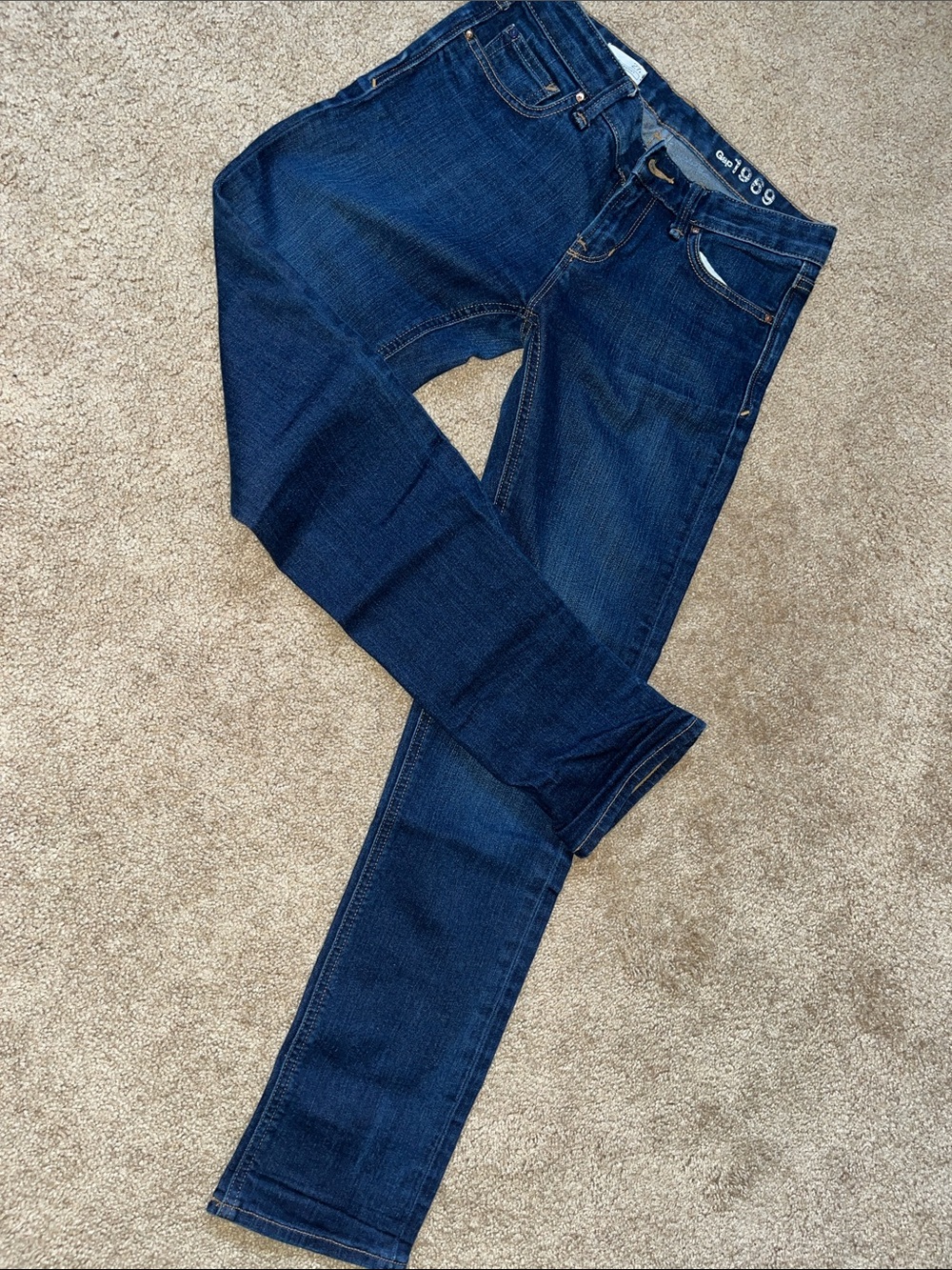 Gap Dark Blue Women's Straight leg Jeans.